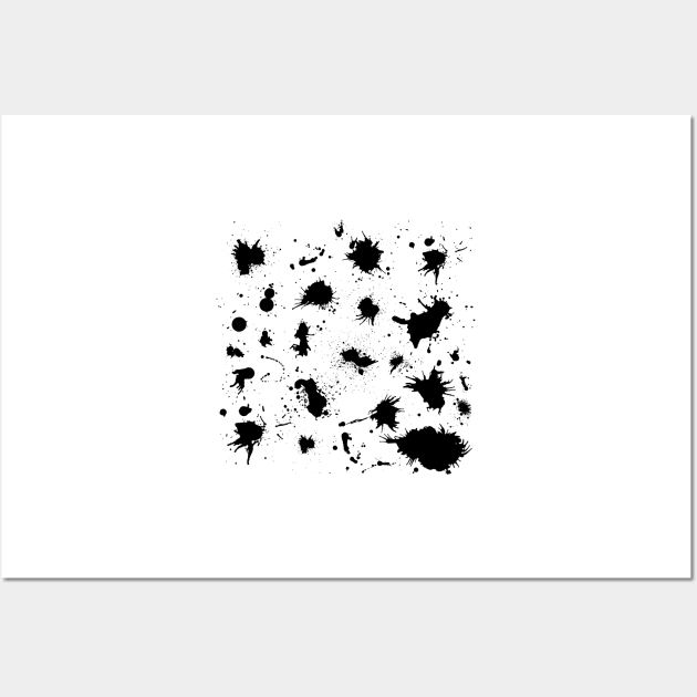 ink blots Wall Art by lisenok